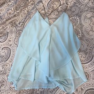 Charlotte Russe blue tank top